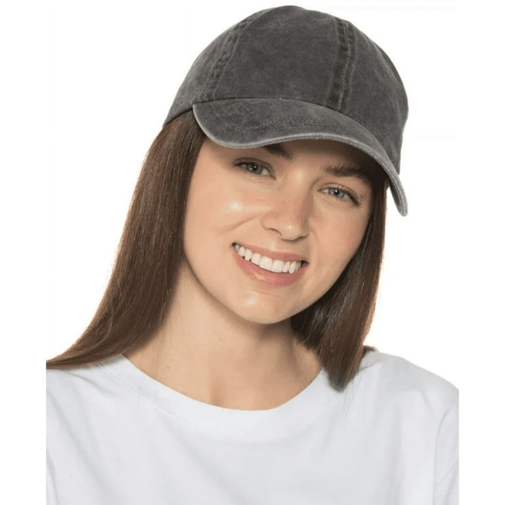 Jenni Women's Baseball Hat- Washed Black- NWT- One Size